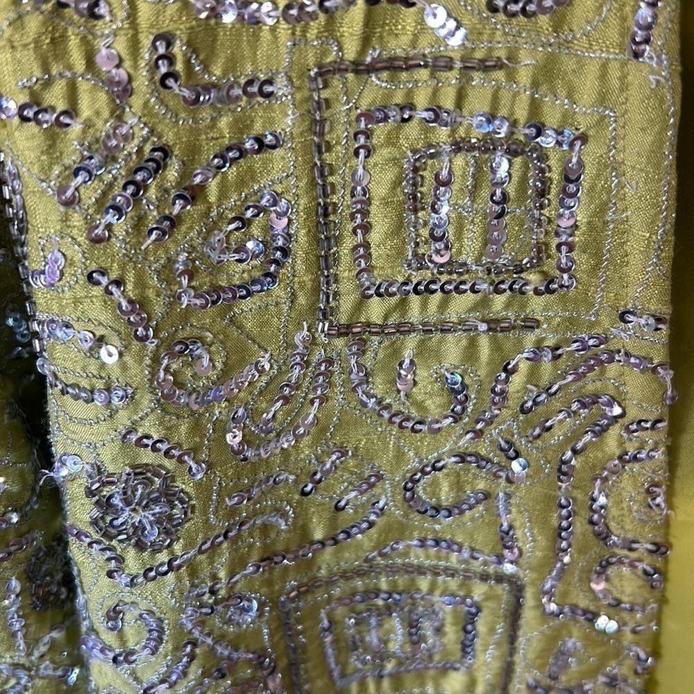Chico’s Jacket with Silver Sequins  Size 1 NWT - Picture 2 of 8